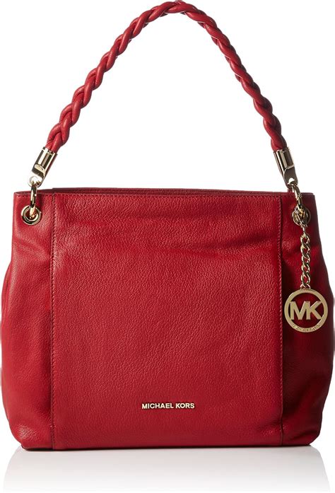 Michael Kors Naomi Large Shoulder Bag CHILI/GOLD.